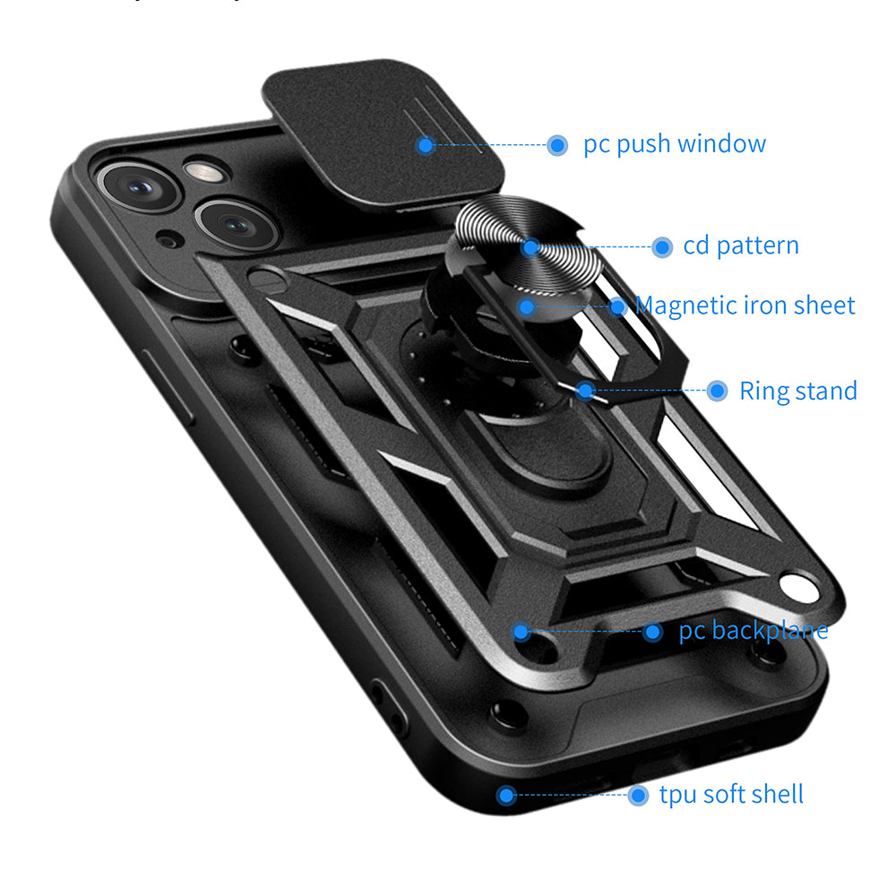 Futrola za Apple iPhone 15 Plus, Techsuit, CamShield, Plava