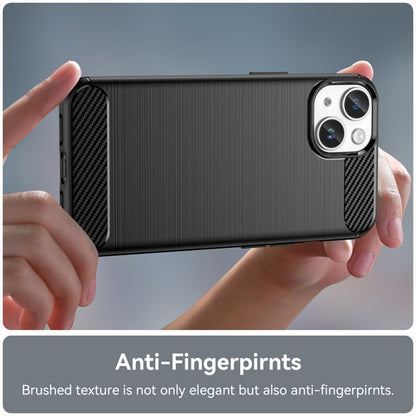 Futrola za Apple iPhone 15 Plus, Techsuit, Karbon, Crna