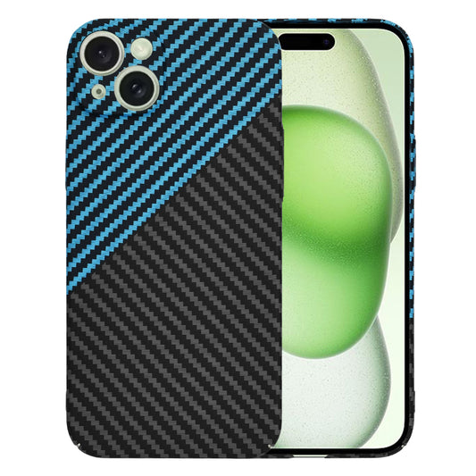 Futrola za Apple iPhone 15 Plus, Techsuit, Carbonite FiberShell, Crno Plava