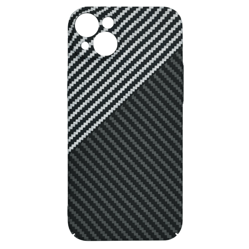 Futrola za Apple iPhone 15 Plus, Techsuit, Carbonite FiberShell, Crno Siva