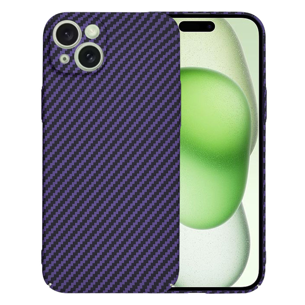 Futrola za Apple iPhone 15 Plus, Techsuit, Carbonite FiberShell, Ljubičasta