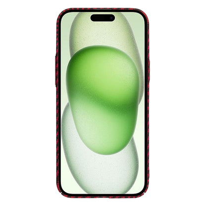 Futrola za Apple iPhone 15 Plus, Techsuit, Carbonite FiberShell, Crvena