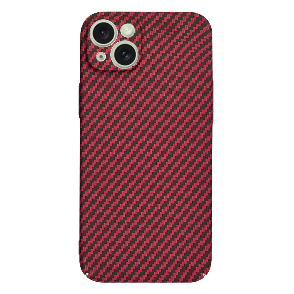 Futrola za Apple iPhone 15 Plus, Techsuit, Carbonite FiberShell, Crvena