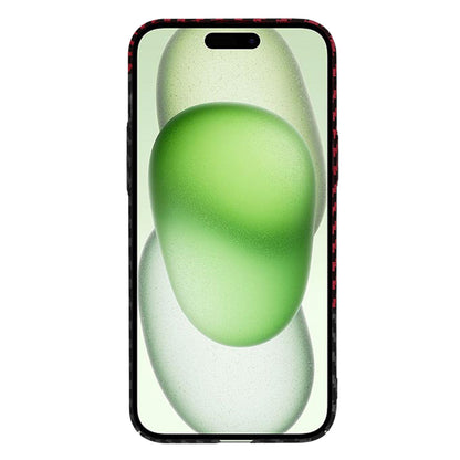Futrola za Apple iPhone 15 Plus, Techsuit, Carbonite FiberShell, Crno Crvena