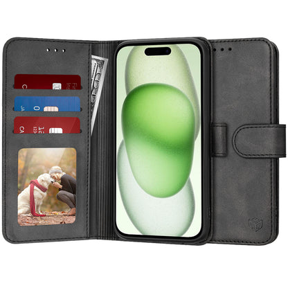 Futrola za Apple iPhone 15 Plus, Techsuit, Diary Book, Crna