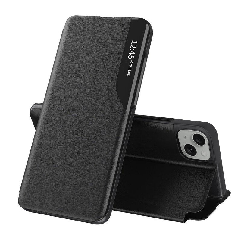 Futrola za Apple iPhone 15 Plus, Techsuit, eFold, Crna