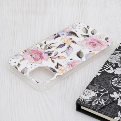 Futrola za Apple iPhone 15 Plus, Techsuit, Marble, Bela