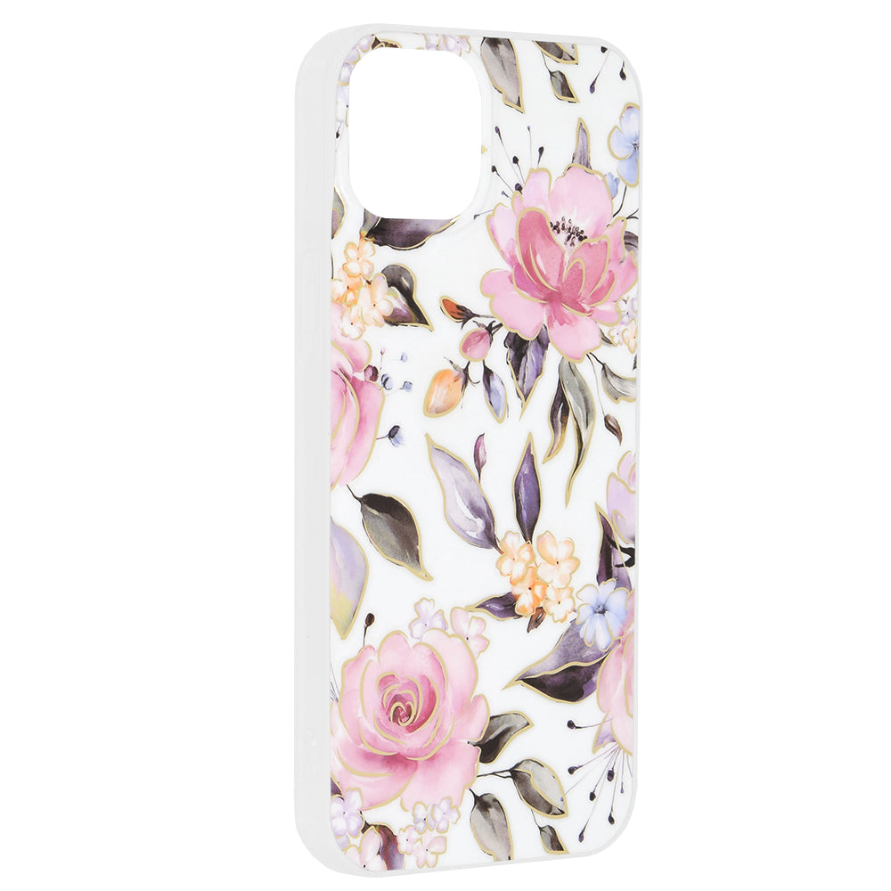 Futrola za Apple iPhone 15 Plus, Techsuit, Marble, Bela