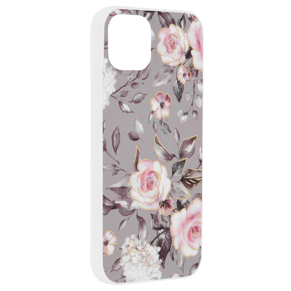 Futrola za Apple iPhone 15 Plus, Techsuit, Marble, Siva