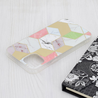Futrola za Apple iPhone 15 Plus, Techsuit, Marble, Ljubičasta