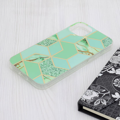 Futrola za Apple iPhone 15 Plus, Techsuit, Marble, Zelena