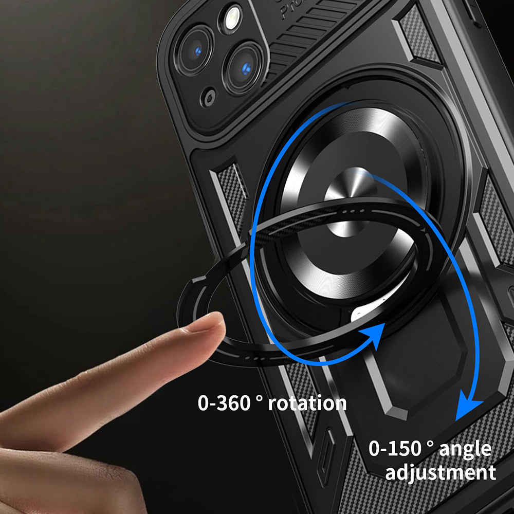 Futrola za Apple iPhone 15 Plus, Techsuit, RuggedCam, Siva