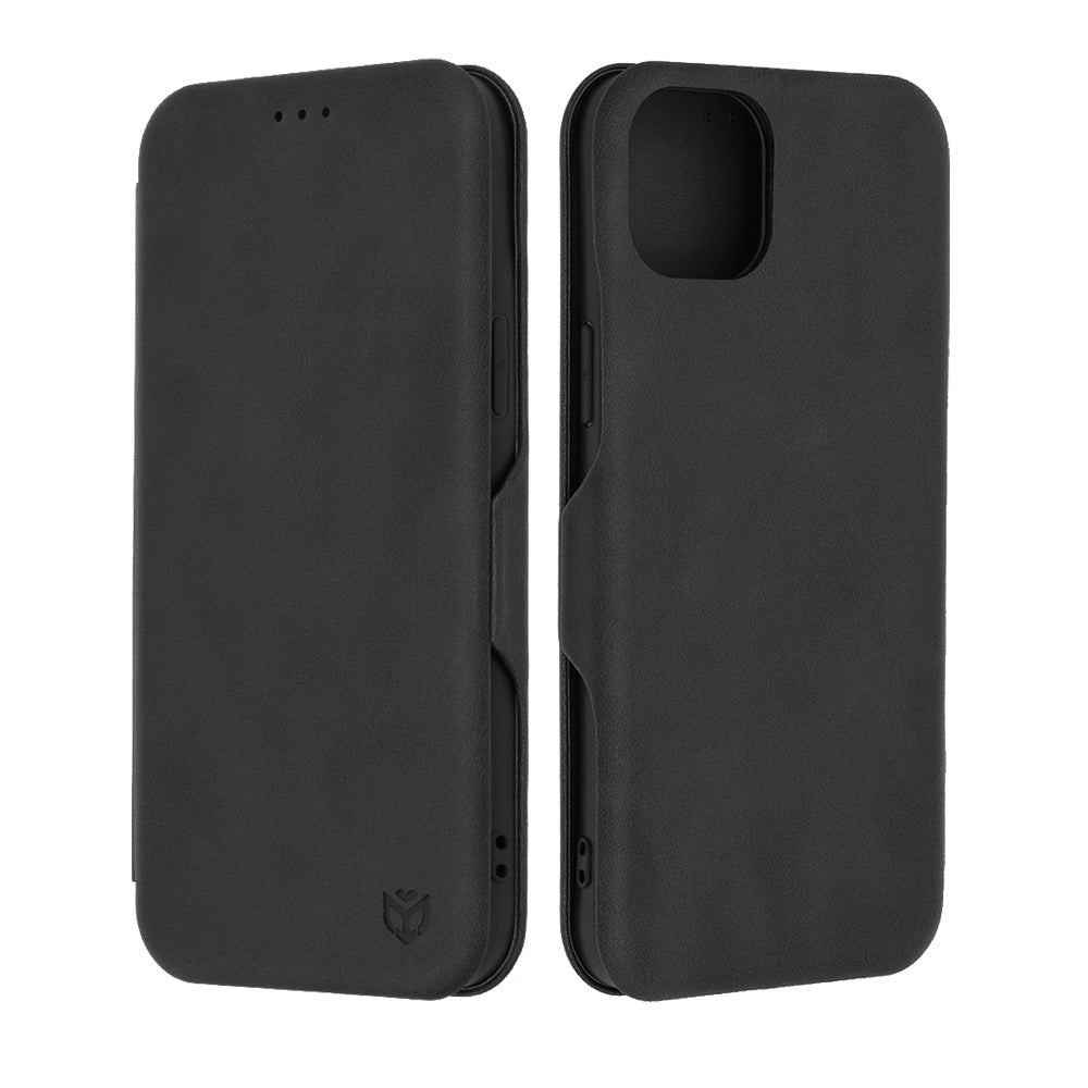 Futrola za Apple iPhone 15 Plus, Techsuit, Safe Wallet Plus, Crna