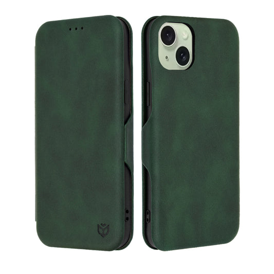 Futrola za Apple iPhone 15 Plus, Techsuit, Safe Wallet Plus, Zelena