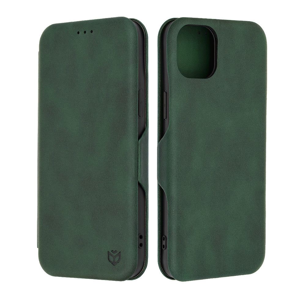 Futrola za Apple iPhone 15 Plus, Techsuit, Safe Wallet Plus, Zelena