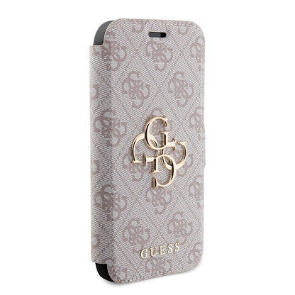 Futrola za Apple iPhone 15 Pro, Guess, 4G Book, Roze