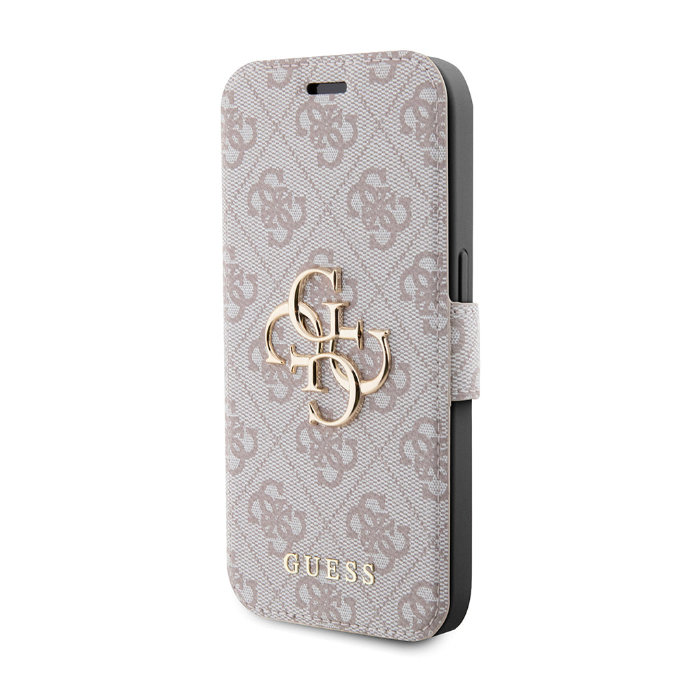 Futrola za Apple iPhone 15 Pro, Guess, 4G Book, Roze