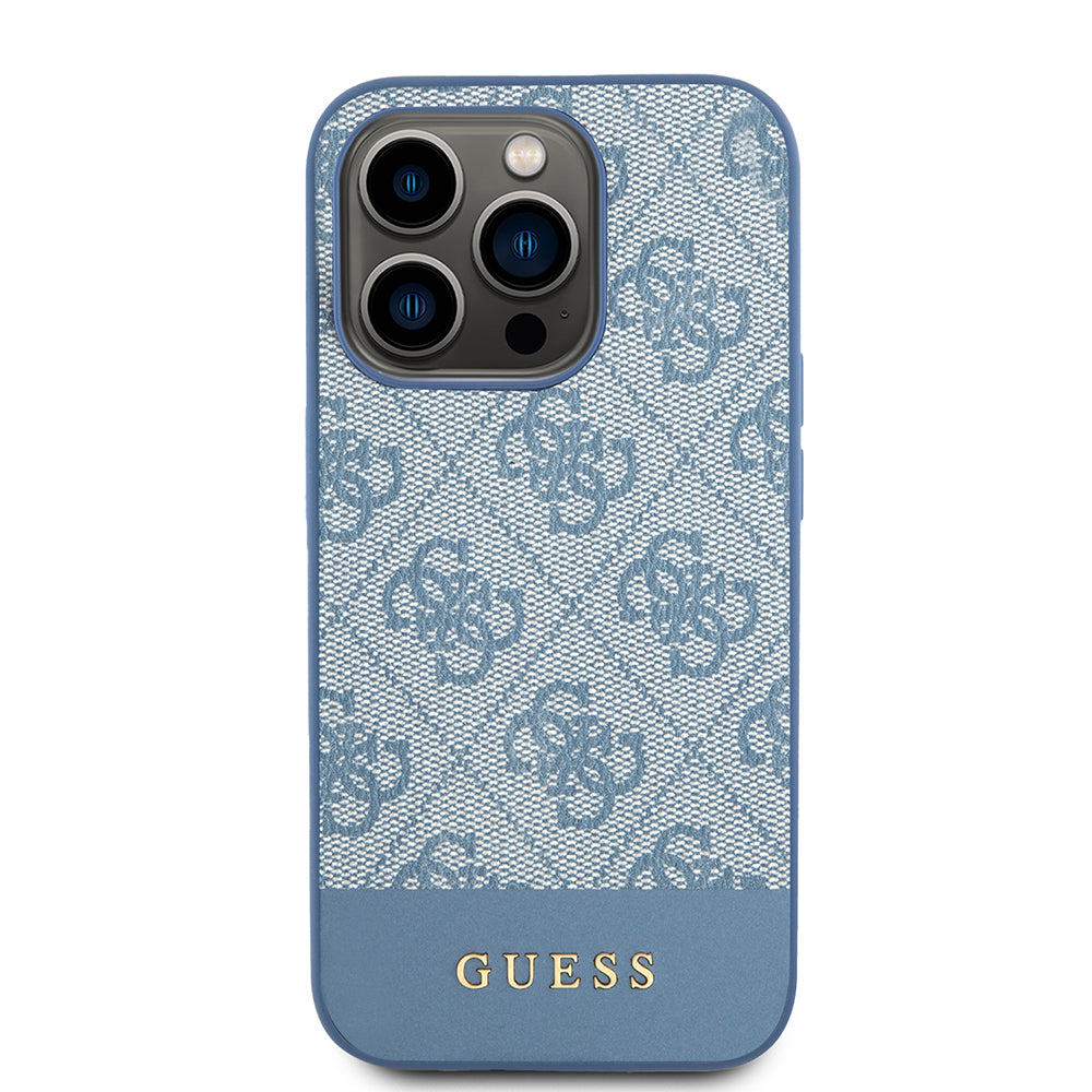 Futrola za Apple iPhone 15 Pro, Guess, 4G Stripe, Plava