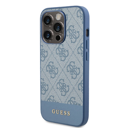 Futrola za Apple iPhone 15 Pro, Guess, 4G Stripe, Plava