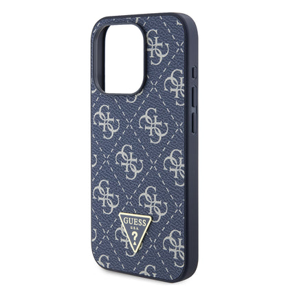 Futrola za Apple iPhone 15 Pro, Guess, 4G Triangle Logo, Plava