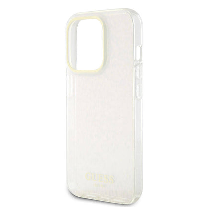 Futrola za Apple iPhone 15 Pro, Guess, IML Faceted Mirror Disco Iridescent, Roze