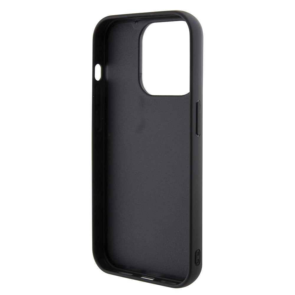 Futrola za Apple iPhone 15 Pro, Guess, PU Square Mirror Script Logo, Crna GUHCP15LPMSDGSK