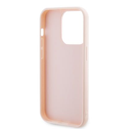 Futrola za Apple iPhone 15 Pro, Karl Lagerfeld, 3D Rubber Glitter Logo Karl, Roze