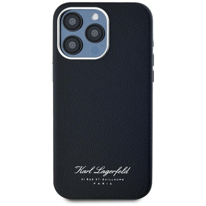 Futrola za Apple iPhone 15 Pro, Karl Lagerfeld, Grained Hotel RSG, Crna