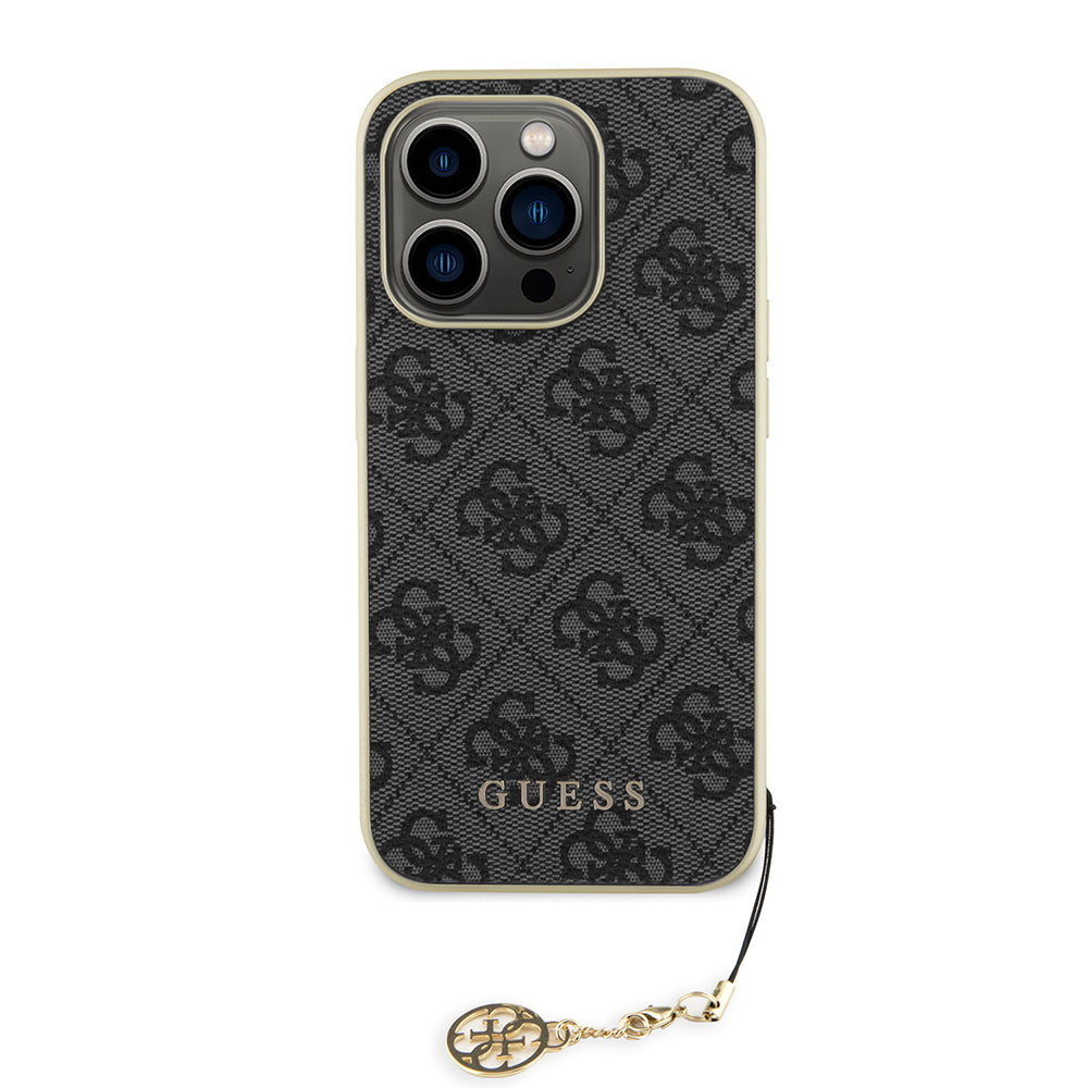 Futrola za Apple iPhone 15 Pro Max, Guess, 4G Charm, Siva