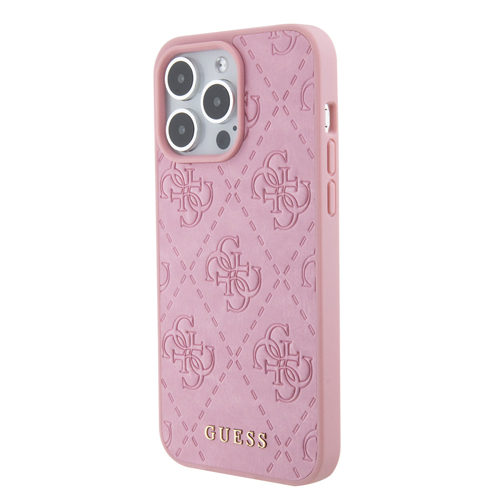 Futrola za Apple iPhone 15 Pro Max, Guess, 4G Stamped, Roze