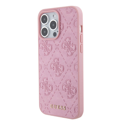 Futrola za Apple iPhone 15 Pro Max, Guess, 4G Stamped, Roze