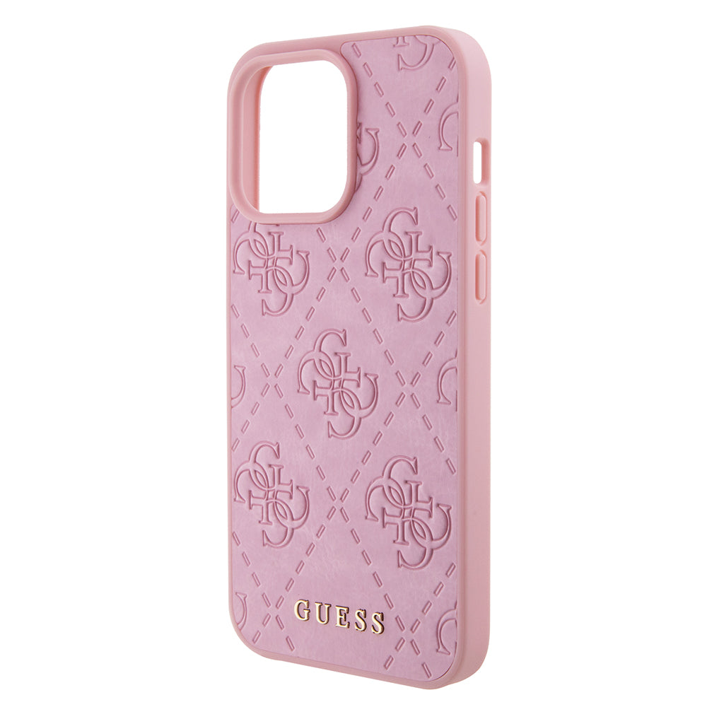 Futrola za Apple iPhone 15 Pro Max, Guess, 4G Stamped, Roze