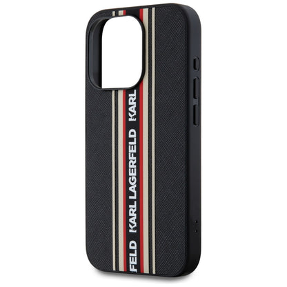 Futrola za Apple iPhone 15 Pro Max, Karl Lagerfeld, Saffiano Athleisure Stripes with Strap, Rosie