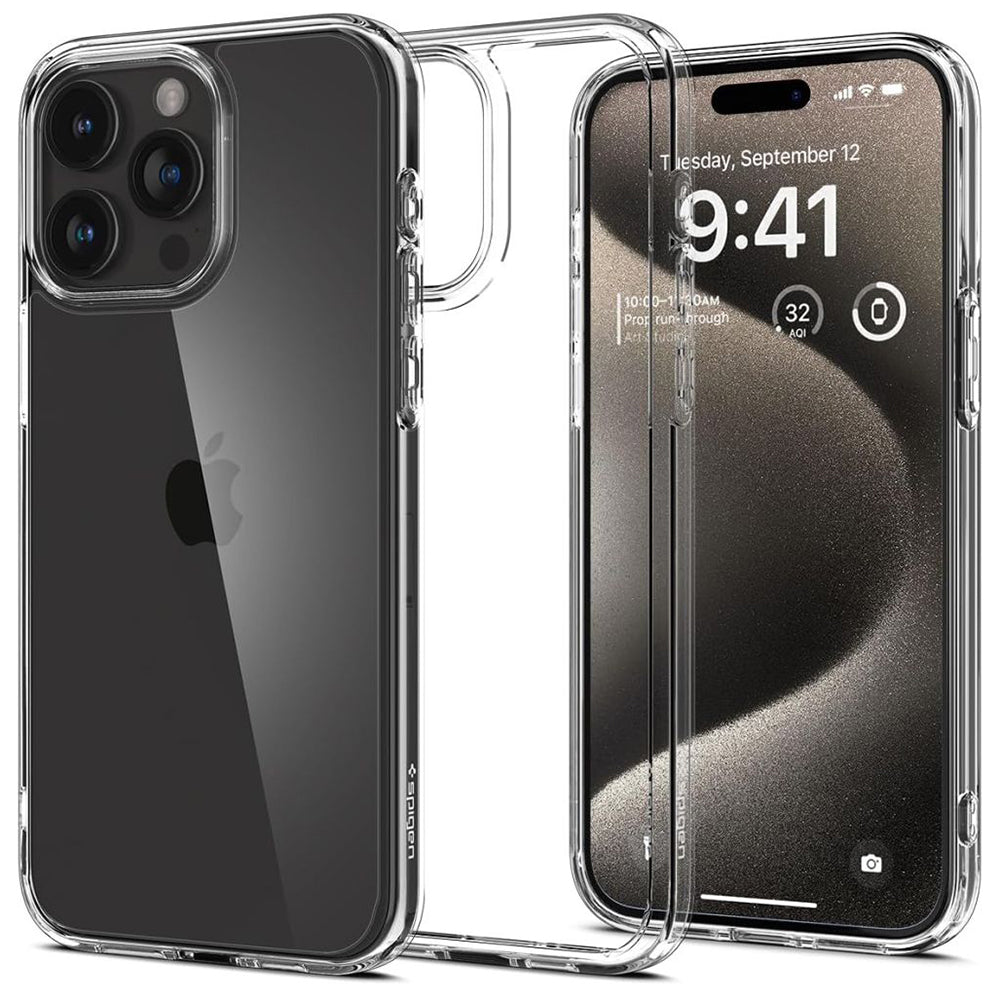 Futrola za Apple iPhone 15 Pro Max, Spigen, Ultra Hybrid, Transparentna