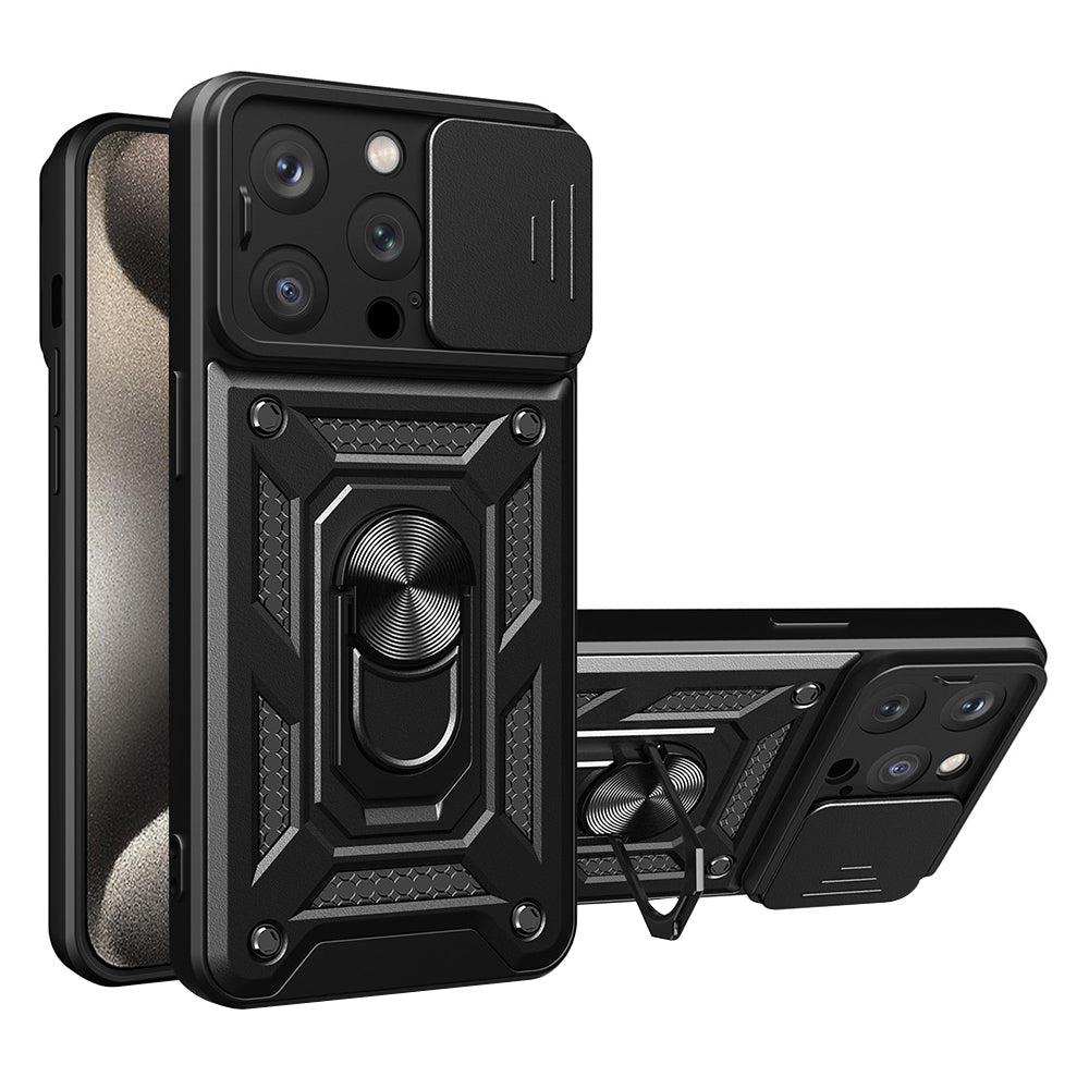 Futrola za Apple iPhone 15 Pro Max, Techsuit, CamShield, Crna