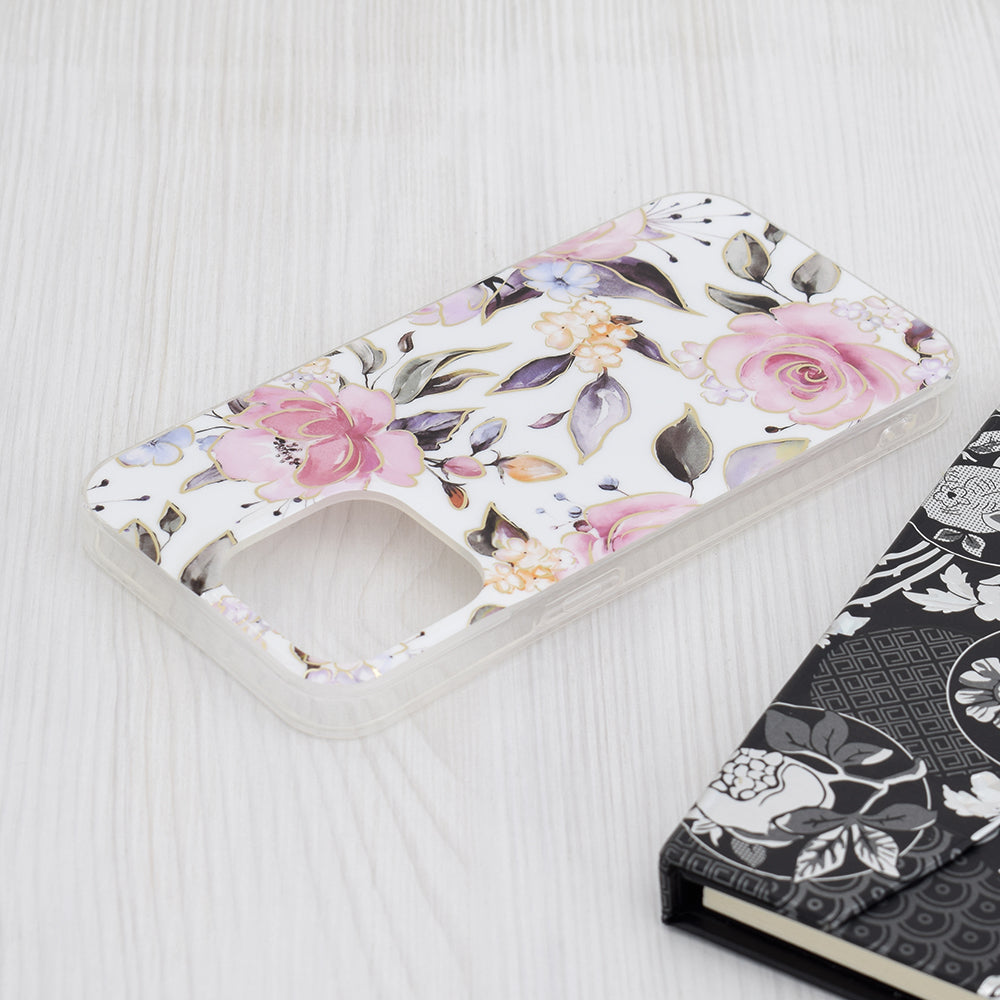 Futrola za Apple iPhone 15 Pro Max, Techsuit, Marble, Bela