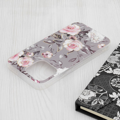 Futrola za Apple iPhone 15 Pro Max, Techsuit, Marble, Siva