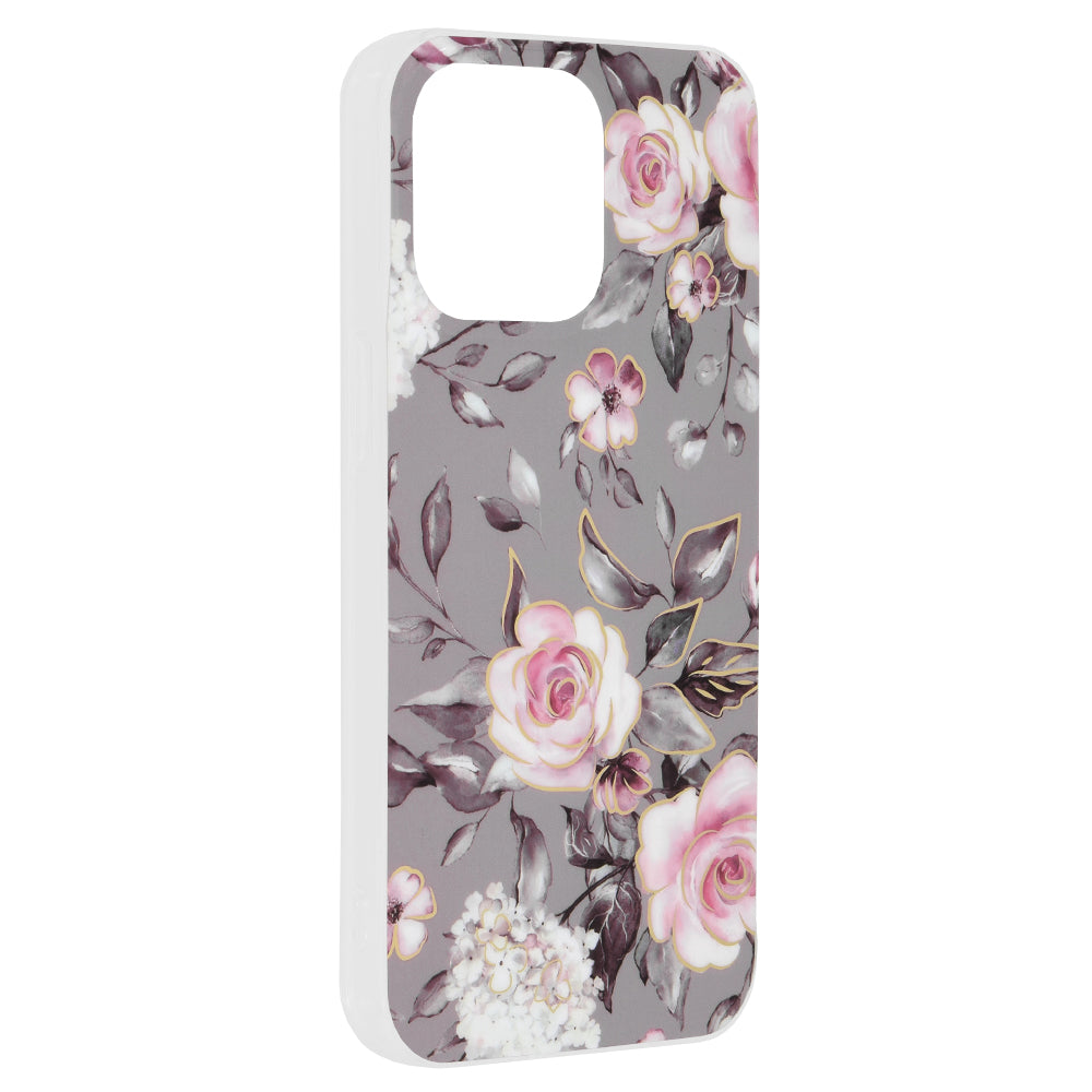 Futrola za Apple iPhone 15 Pro Max, Techsuit, Marble, Siva