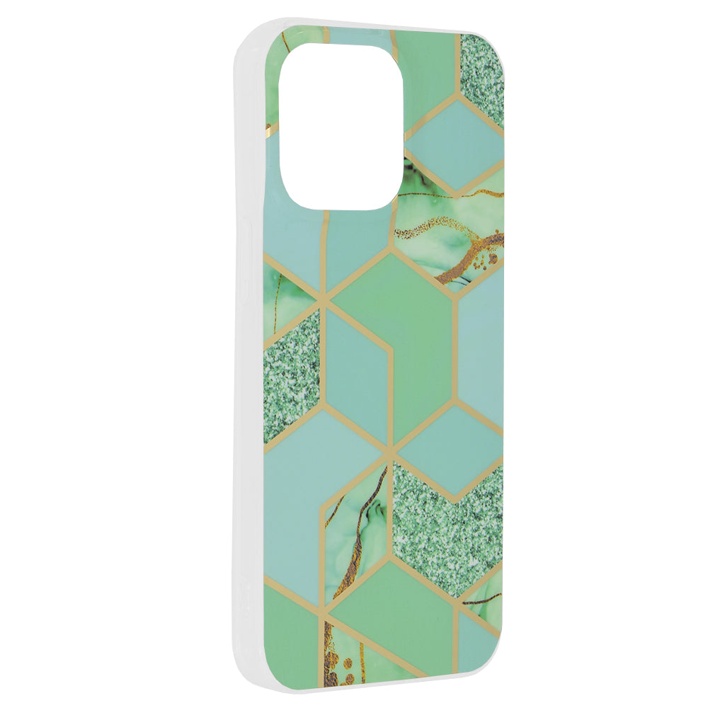 Futrola za Apple iPhone 15 Pro Max, Techsuit, Marble, Zelena