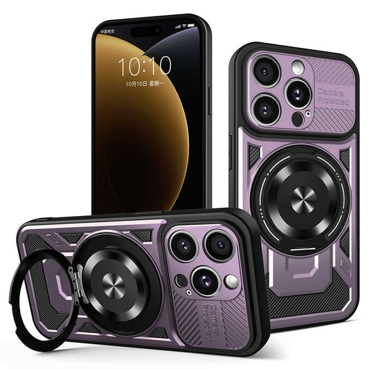 Futrola za Apple iPhone 15 Pro Max, Techsuit, RuggedCam, Ljubičasta