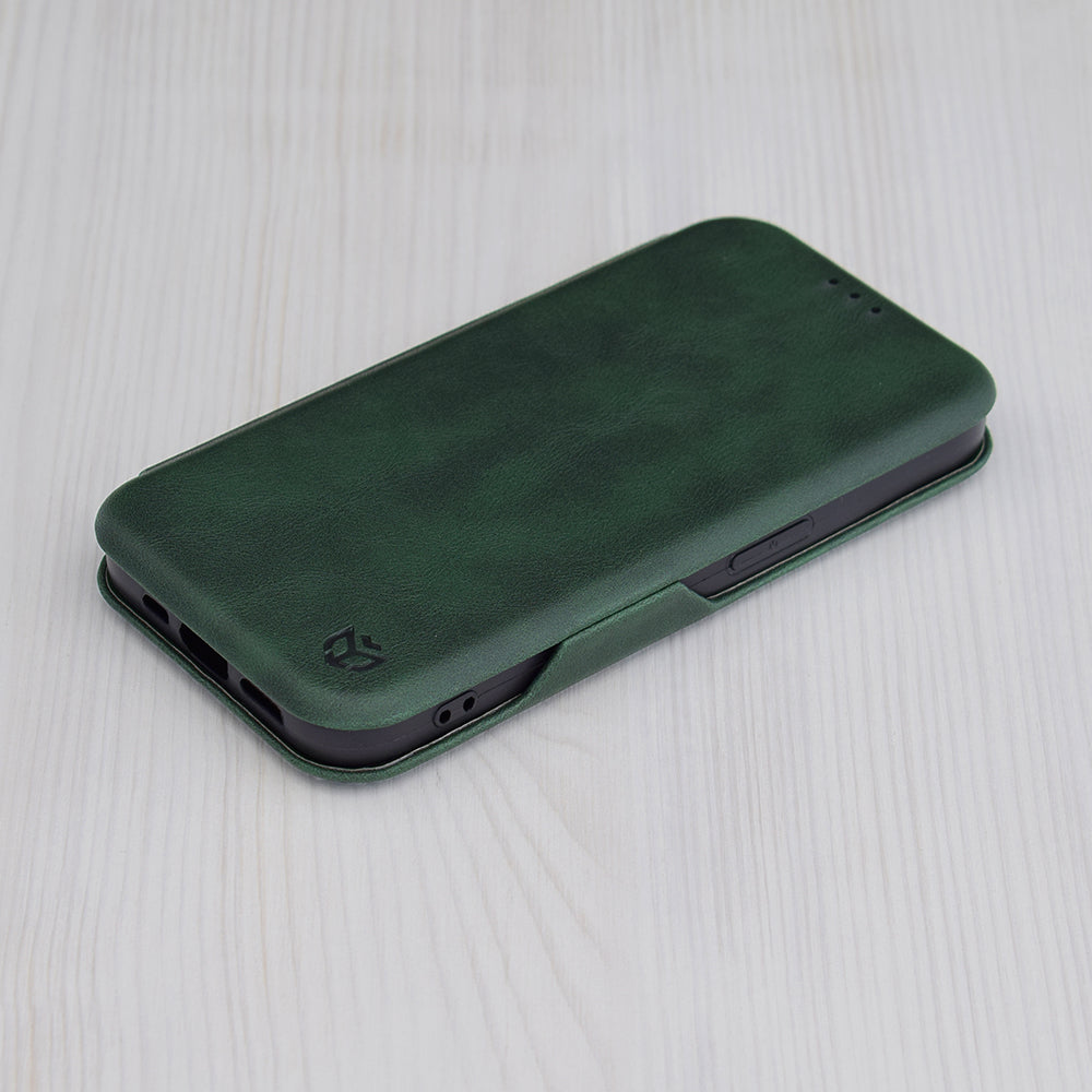 Futrola za Apple iPhone 15 Pro Max, Techsuit, Safe Wallet Plus, Zelena