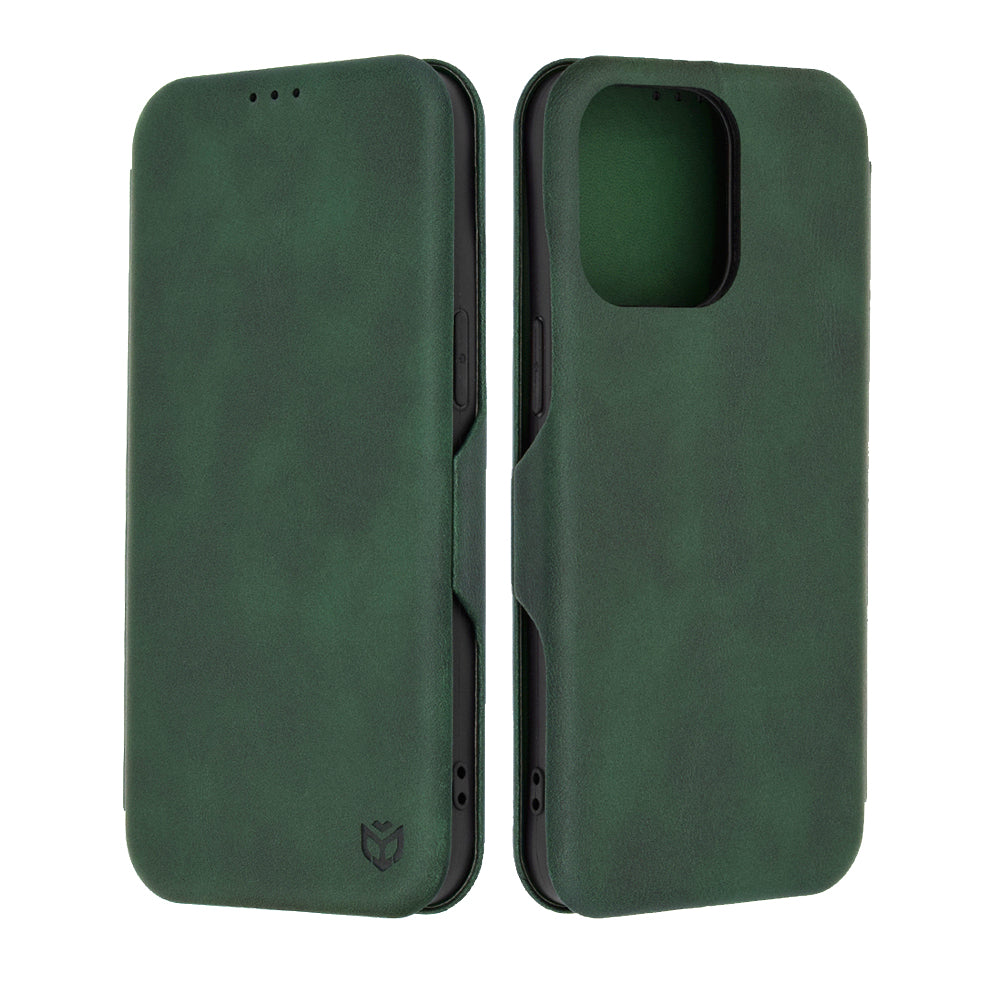 Futrola za Apple iPhone 15 Pro Max, Techsuit, Safe Wallet Plus, Zelena