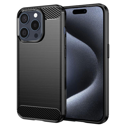 Futrola za Apple iPhone 15 Pro, Techsuit, Karbon, Crna