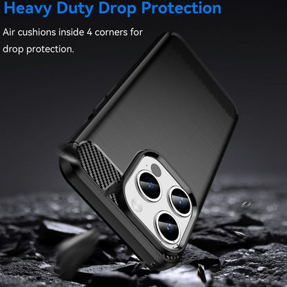 Futrola za Apple iPhone 15 Pro, Techsuit, Karbon, Crna