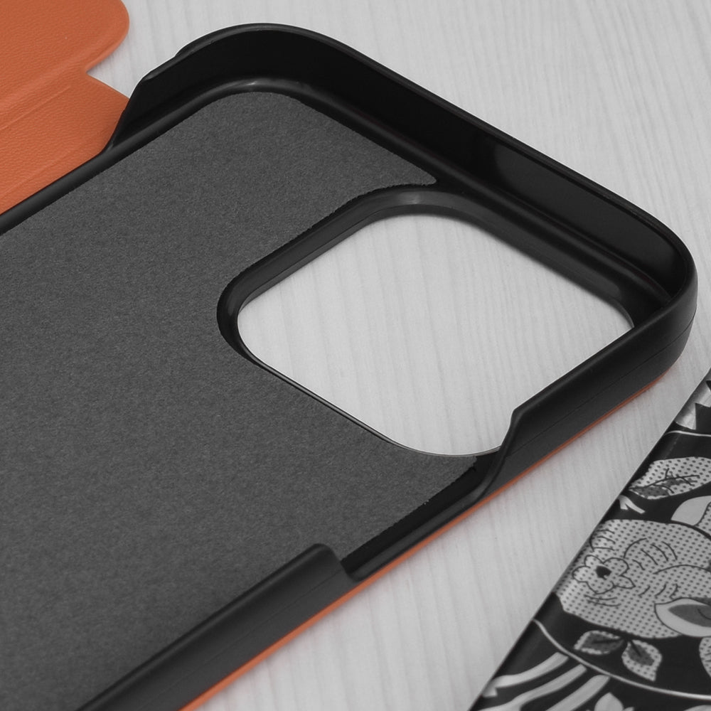 Futrola za Apple iPhone 15 Pro, Techsuit, eFold, Narandžasta