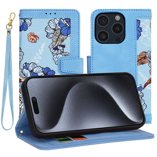 Futrola za Apple iPhone 15 Pro, Techsuit, FlipCraft, Plava