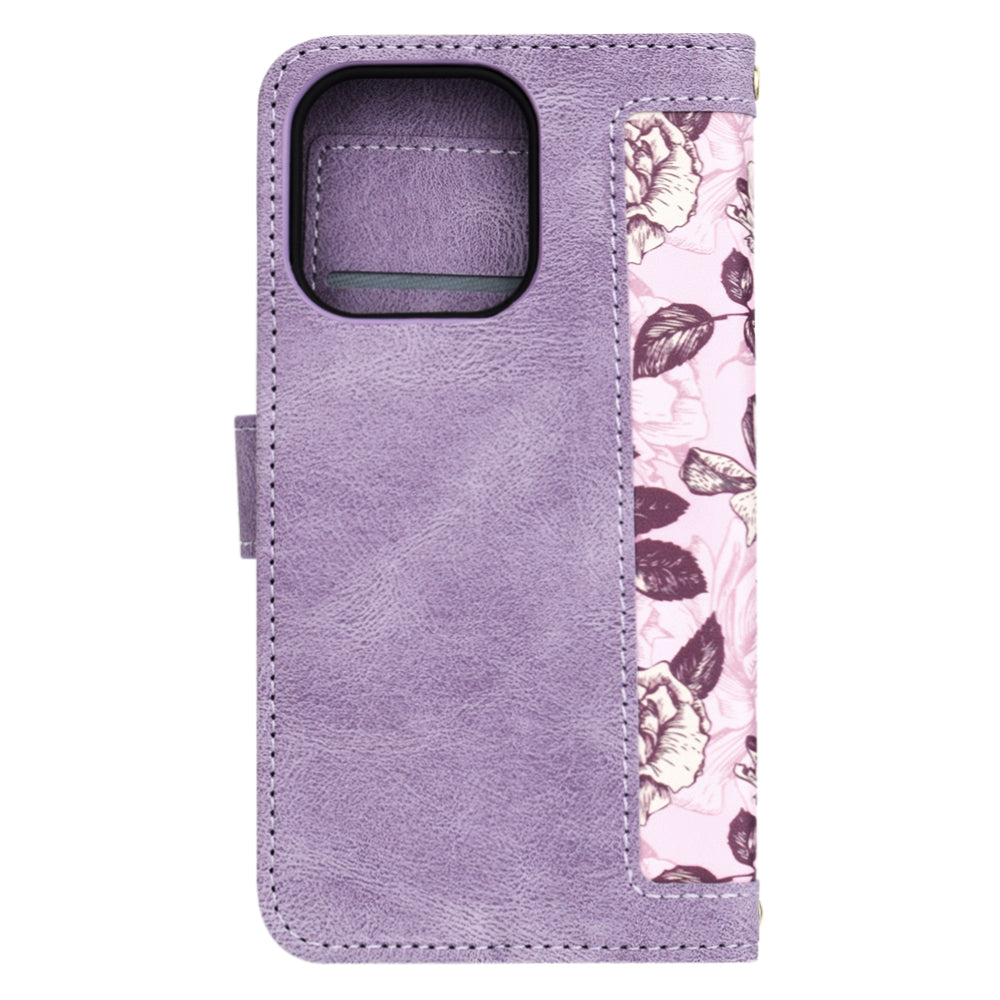 Futrola za Apple iPhone 15 Pro, Techsuit, FlipCraft, Ljubičasta