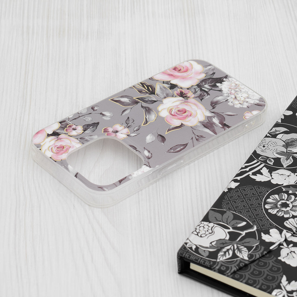 Futrola za Apple iPhone 15 Pro, Techsuit, Marble, Siva