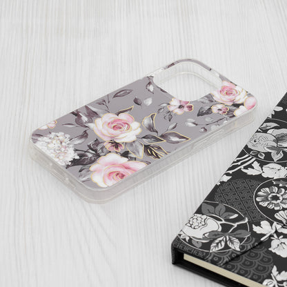 Futrola za Apple iPhone 15 Pro, Techsuit, Marble, Siva
