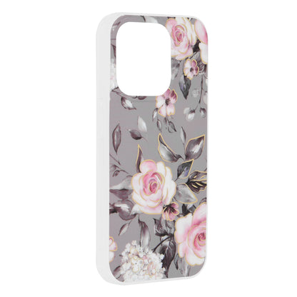 Futrola za Apple iPhone 15 Pro, Techsuit, Marble, Siva